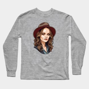 Vanessa Paradis Long Sleeve T-Shirt